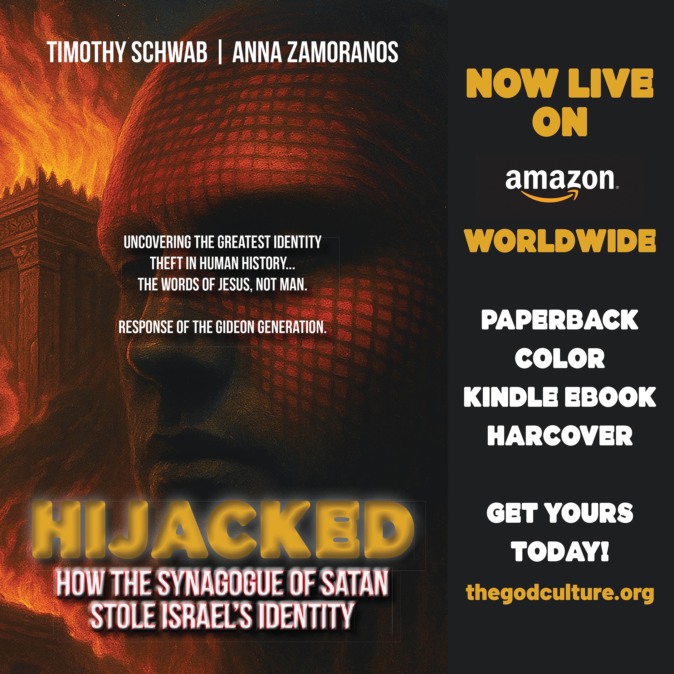 Hijacked: How the Synagogue of Satan Stole Israel's Identity