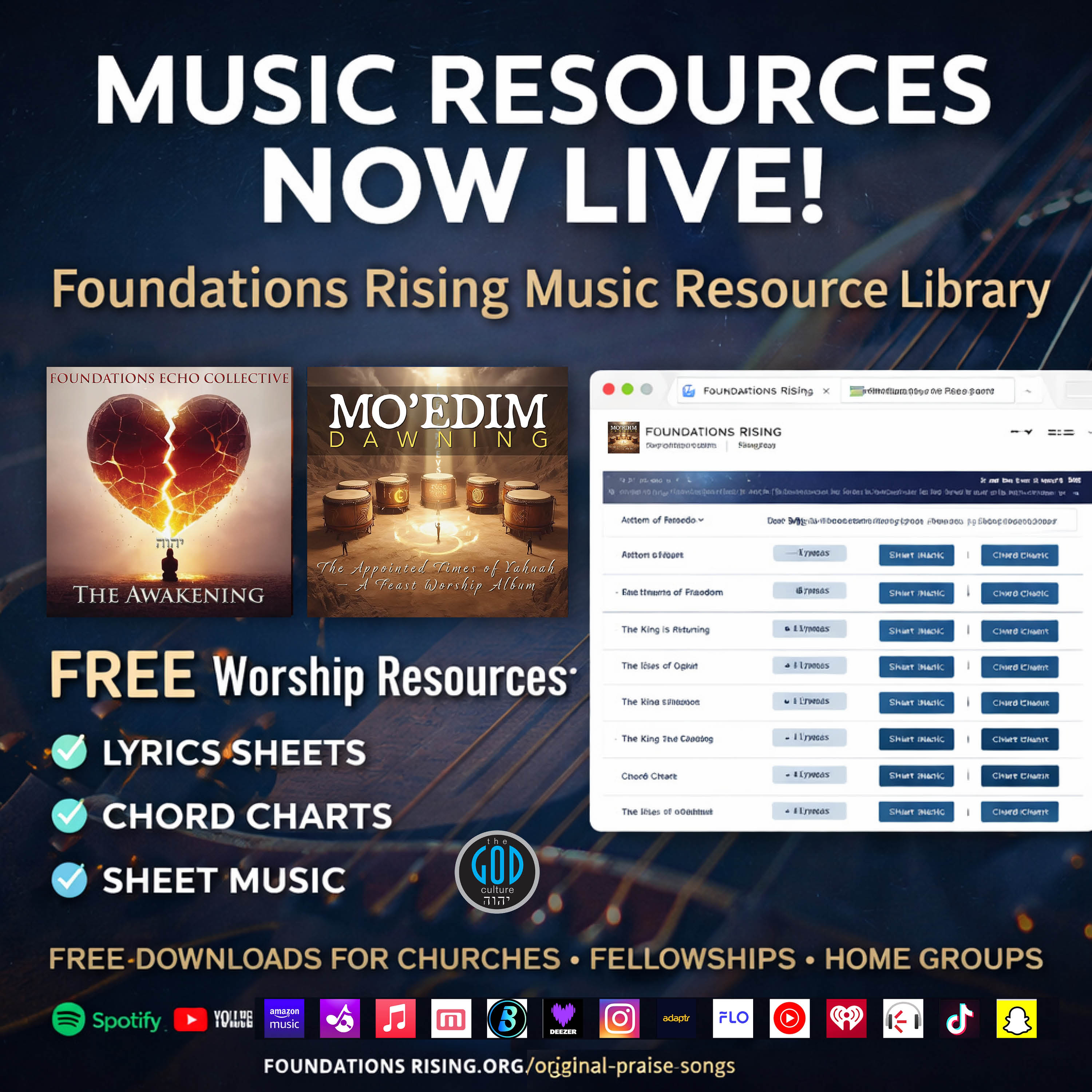 Worship Musci Resources FREE The God Culture